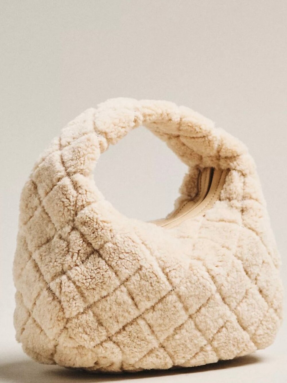 NWT Dolce Vita Frankie Faux Fur Satchel - Picture 3 of 16